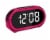 Riptunes 1.4  Display Alarm Clock w/5 sound settings - Pink Perspective: right