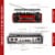 Riptunes Cassette Bluetooth Boombox, AM/FM/ SW-1-SW2, USB, SD, and AUX-in- Red Perspective: right