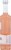 Three Olives Rose Vodka Perspective: right