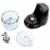 Brentwood MC-109BK 1.5 Cup Kitchen Countertop Mini Food Chopper Processor, Black Perspective: right