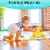 KOVOT Plush Mother Duck & 3 Quacking Baby Ducklings Perspective: right