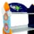 Fantasy Fields Outer Space Wooden 3 Shelf Bookcase Perspective: right