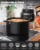 Cook N Home Pots and Pans Nonstick Kitchen Cookware Set with Stay Cool Handle Perspective: right