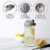 reCAP® Mason Jars Lid POUR cap | Wide Mouth | Silver | Set of 3 Perspective: right