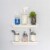 reCAP® Mason Jars Lid POUR cap | Regular Mouth | Natural/GlowGreen | Set of 3 Perspective: right