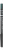 Kokie Professional Forest Green Velvet Smooth Eyeliner Perspective: right