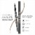 Kokie Professional High Brow Angled Matte Brow Pencil AB558 Blonde Perspective: right