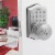 Honeywell Digital Entry Keypad with Satin Nickel Knob Door Lock Perspective: right