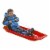 Lucky Bums Kids 48 Inch 1 Person Plastic Snow Toboggan Sled with Pull Rope, Red Perspective: right
