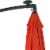 Sunnydaze 10 ft Solar Offset Steel Patio Umbrella with Crank - Burnt Orange Perspective: right