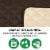 Reversible Sofa Protector - Espresso/Clay Perspective: right