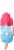 BARK Rocket Pupsicle Plush Dog Toy Perspective: right