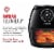 Chefman Flat Basket Air Fryer - Black Perspective: right