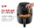 Chefman Analog Air Fryer with Dual Control - Black Perspective: right