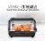 Chefman Food Mover Conveyor Toaster Oven - Black Perspective: right