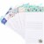 Floral Magnetic Notepads for Refrigerator, 60 Sheets Each (4 x 8 In, 6 Pack) Perspective: right