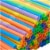 300ct Flexible Plastic Bendy Drinking Straws, Multiple Colors Perspective: right
