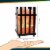 Himalayan Glow Picket Fence Style Metal Basket Salt Lamp, ETL Certified Dimmer | 6-7 lbs Perspective: right