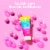 hello Unicorn Sparkle Kids Toothpaste with Fluoride Bubble Gum Toothpaste 4.2 Oz Tube Perspective: right
