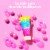 hello Unicorn Sparkle Kids Toothpaste with Fluoride Bubble Gum Toothpaste 4.2 Oz Tube Perspective: right