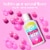 hello Unicorn Splash Fluoride Kids Mouthwash in Bubble Gum Natural Flavor Perspective: right