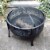 Sunnydaze 30" Fire Pit Steel with Pheasant Hunting Design and Spark Screen Perspective: right
