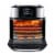 GoWISE USA 17-Quart Mojave Air Fryer Dehydrator, Black Perspective: right