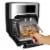 GoWISE USA 12.7 QT Air Fryer Oven Select, Black/Silver Perspective: right
