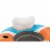 Bestway Hydro-Force Rapid Rider 4 Person Inflatable River Tube Lounger, Orange Perspective: right