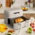 Bella® 4 Quart Mini Flex Basket Air Fryer Perspective: right