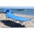 Ostrich Chaise Lounge Folding Portable Sunbathing Poolside Beach Chair, Blue Perspective: right