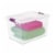 Sterilite 27 Quart Latch Lid Tote, 12 Pack, and 6 Quart Latch Lid Tote, 24 Pack Perspective: right