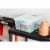 Sterilite Clear Medium Storage Tote, 12 Pack, and Large Storage Tote, 12 Pack Perspective: right