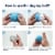 Cheerble Wicked Indoor Outdoor Self Propelling Interactive Dog Toy Ball, Blue Perspective: right