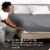 Bare Home Microfiber Dual-Pocket Fitted Sheet - Grey, Twin XL Perspective: right
