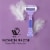 Razors for Women, Extra Smooth 4-Blades, Infused with Vitamin E & Aloe, Women’s Shaver Perspective: right
