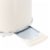 MegaChef 1.7 Liter Electric Tea Kettle and 2 Slice Toaster Combo in Matt Cream Perspective: right