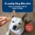 Blue Buffalo Health Bars Natural Bacon Egg & Cheese Crunch Dog Treats Biscuits Perspective: right