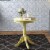 ACME Alger Wood Round End Table in Light Yellow Perspective: right