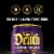 Liquid Death Doctor Death Soda Flavored Sparkling Water Cans Perspective: right