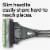 Schick® Hydro 3 Skin Comfort Slim Head Sensitive Razor Cartridges Perspective: right