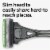 Schick® Hydro 3 Skin Comfort Slim Head Sensitive Razor Cartridges Perspective: right