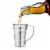 Stainless Steel Stepped Jigger by Viski® Perspective: right