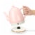 Noelle™ Pink Ceramic Electric Tea Kettle by Pinky Up® Perspective: right