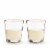 Gilded Glass Tumbler Set TwineÂ® Perspective: right