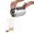 True 5773 64 oz Tanked Growler Keg, Silver Perspective: right