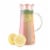 Pinky Up Charlie Iridescent Glass Iced Tea Carafe - Clear Perspective: right
