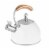 True Fabrications Tea Kettle - Presley White Perspective: right