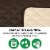 Reversible Extra Large Sofa Protector - Espresso/Clay Perspective: right