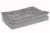 FurHaven Minky Faux Fur & Suede Pillow-Top Orthopedic Dog Bed - Titanium Gray / Medium Perspective: right